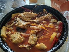 -满格嗦新疆椒麻鸡火锅.炒米粉(川大江安校区店)