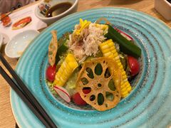 蟹肉蔬菜沙拉-蟹田居·活蟹料理(东城店)
