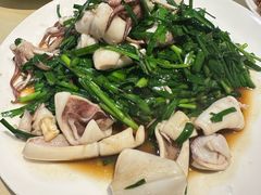 韭菜炒海兔-清香园大连老菜馆(成仁街店)
