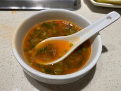 番茄汤底-海底捞火锅鲜切牛肉主题店(长寿路店)