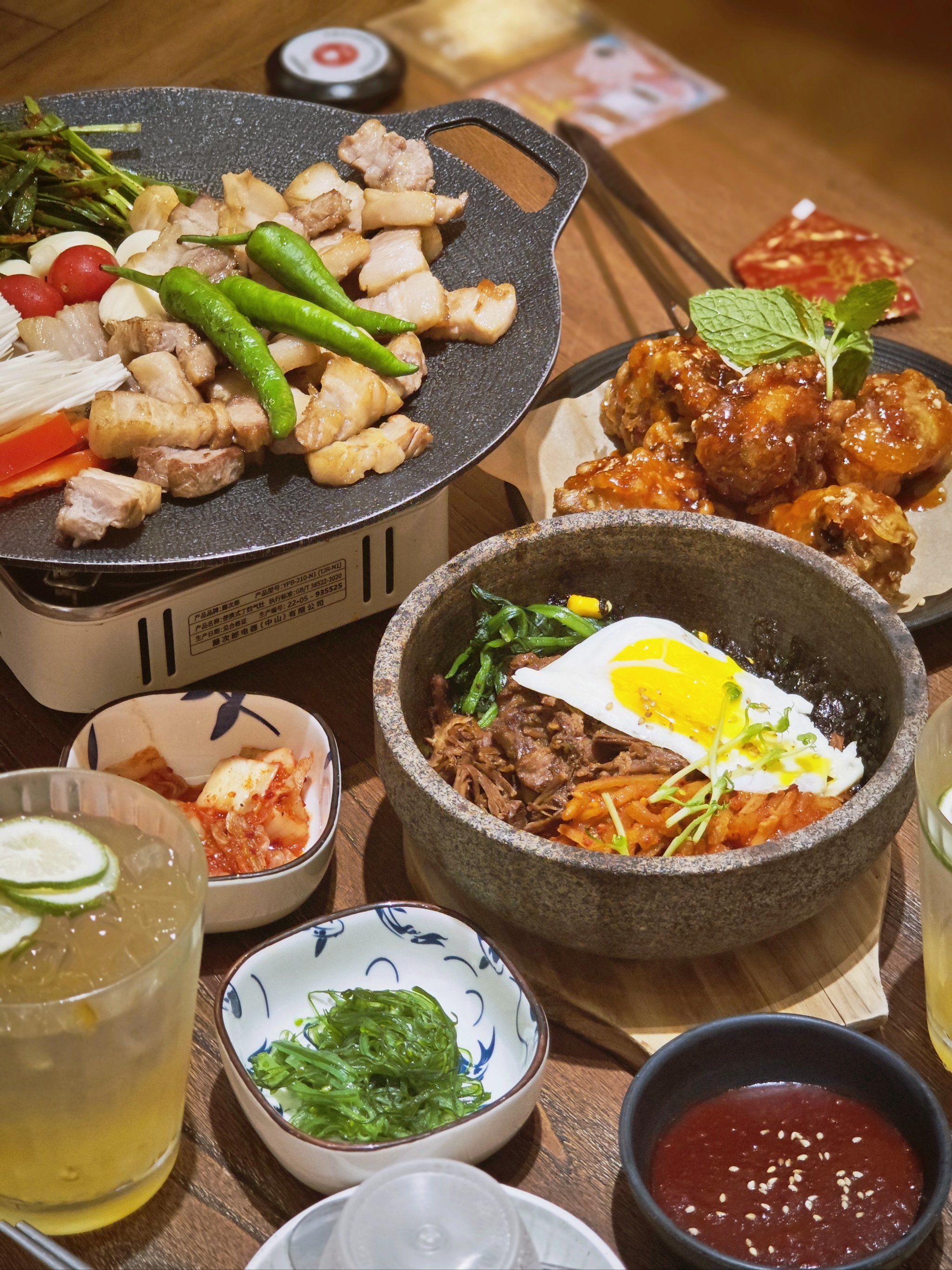 今天的午餐是韩国风味