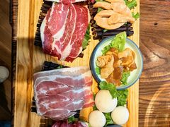 -明洞阿姨·韩式酱蟹烤肉·创意料理(三元桥店)