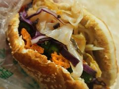 花干夹菜-三兄弟高炉烧饼