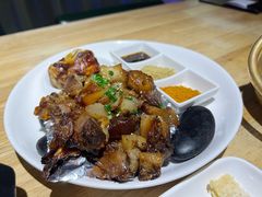 石头烤牛窝骨-蒙料·手把肉(望京店)
