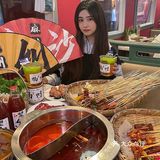 福州市中心！！在绿皮火车上吃串串🤤