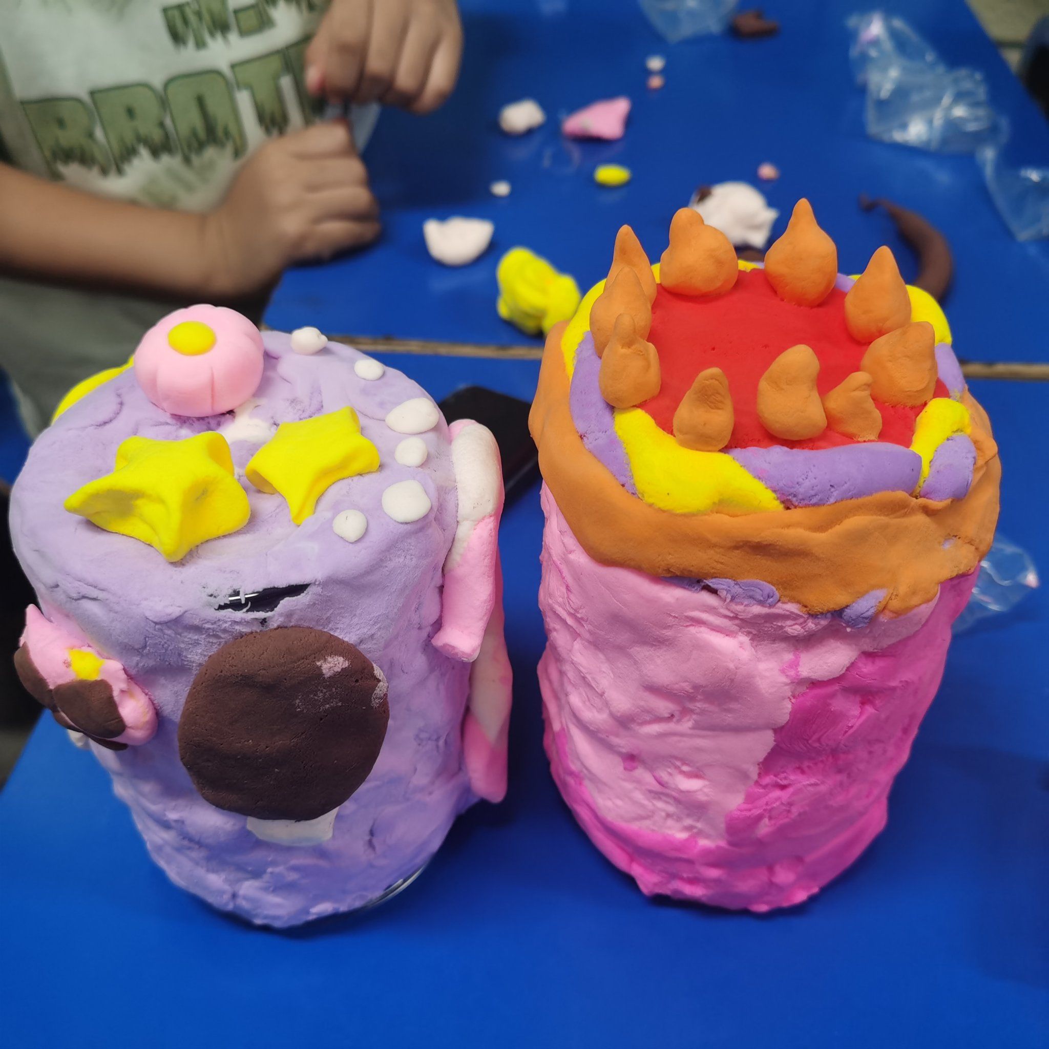 超级粘土小笔筒 diy 课堂