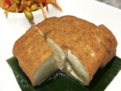 金镶脆皮嫩豆腐-镛记酒家