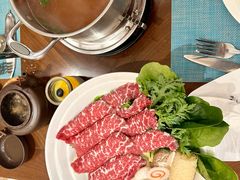 韩式部队火锅-阿外楼度假酒店-阿咖啡自助餐厅