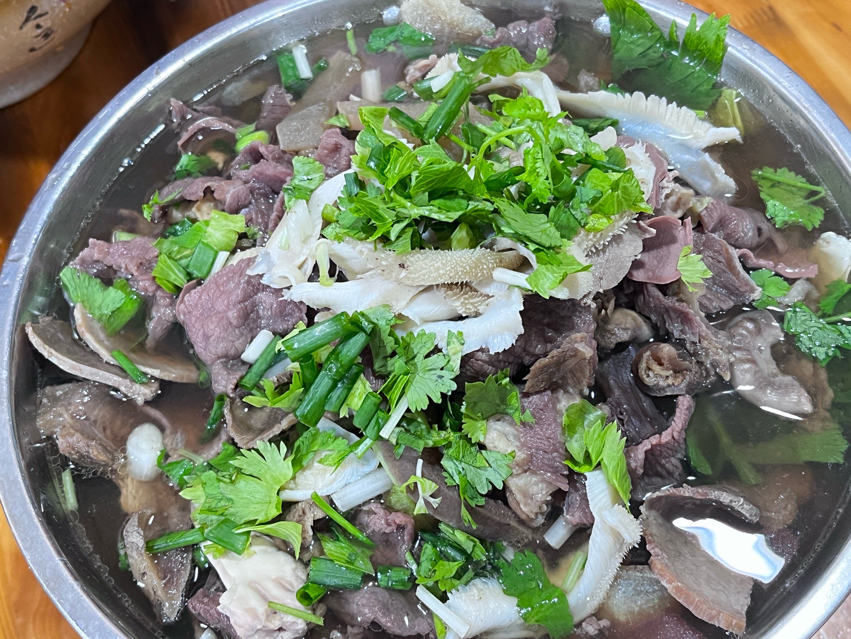 清汤牛肉的轻盈味