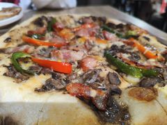 罗勒蘑菇鸡肉披萨-Maxpoint Kitchen 西餐咖啡(乐峰广场店)