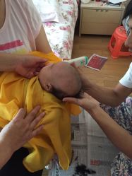 点击看大图 -龙文宝贝上门婴儿理发满月剃胎毛(总店)