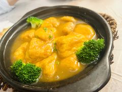 自制鲍汁豆腐煲-李记潮汕砂锅粥(营福路店)