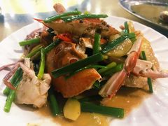 姜葱炒花蟹-七鲜渔港美食餐厅(巽寮湾海景店)