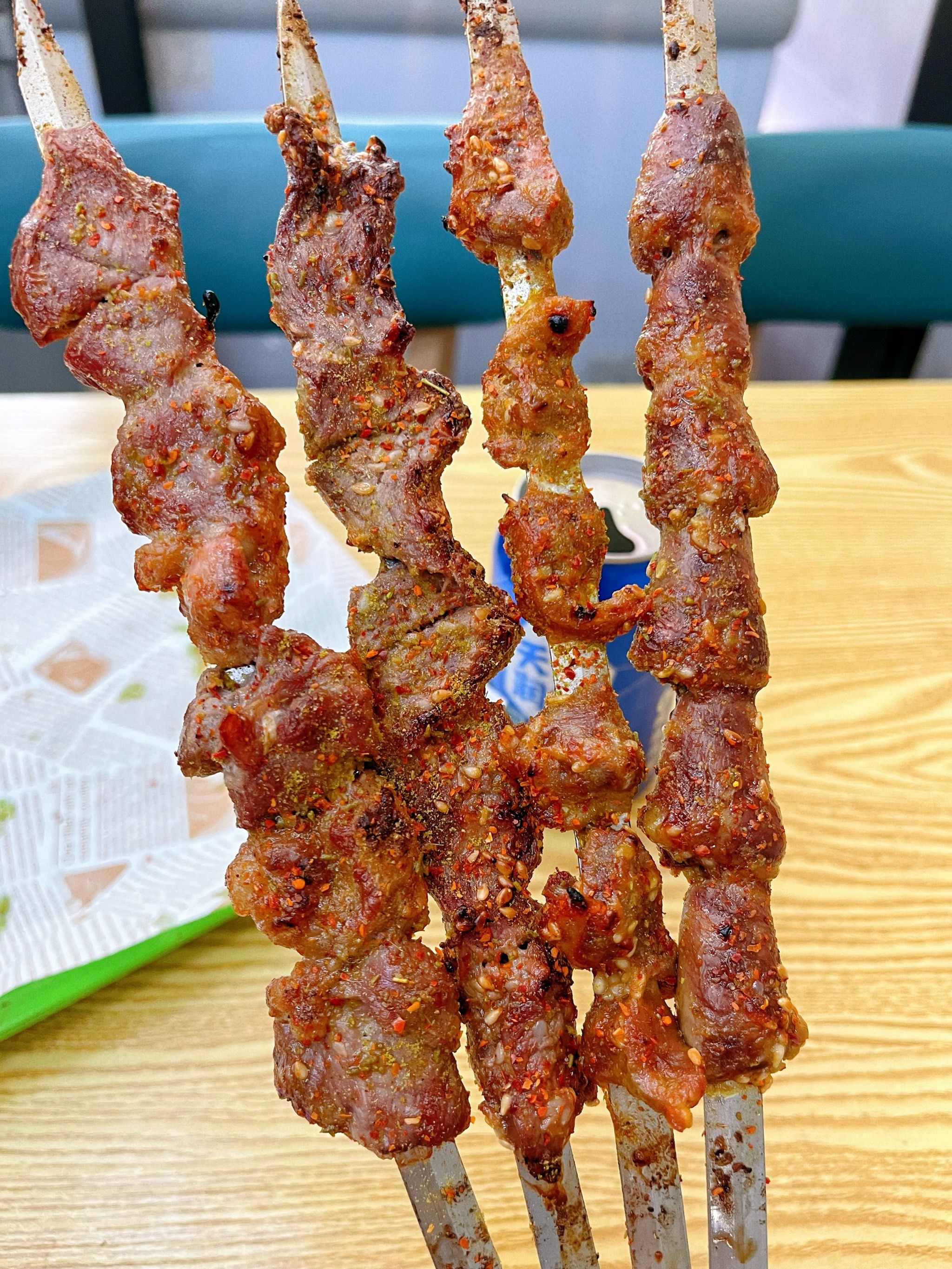 烤羊肉串  羊肉串的诱惑