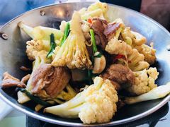 干锅腊味花菜-忠义小酒馆(田东店)