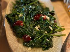 炝炒地瓜叶-山石榴·贵州菜(丰盛里店)