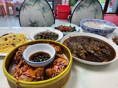 -七的湖·晚芳亭·阳澄湖农家菜·大闸蟹(莲花岛店)