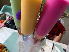 彩虹奶昔四部曲-蜜桃花开·中西融合菜E&W(南长街店)