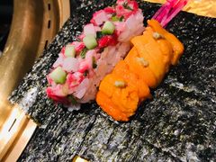 海胆生牛肉手卷-老乾杯和牛烧肉(王府中环店)