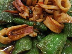 虎皮尖椒炒鱿鱼-壹厨饭店(五羊店)