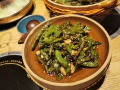 擂辣椒炒四季豆-吃饭皇帝大(解放西路店)