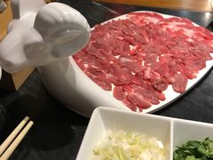 新鲜手切羊腱子-南门四季铜锅涮肉(左家庄店)