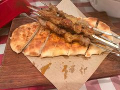 一把羊肉串配现烤馕-西贝(上海中心店)