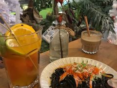 阿拉斯加蟹肉配海胆酱墨鱼汁意面-CHILLAX轻乐时(侨建·Hi City店)