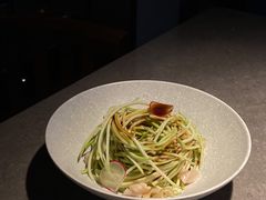 瓜丝捞扇贝-木守西溪溪隐餐厅