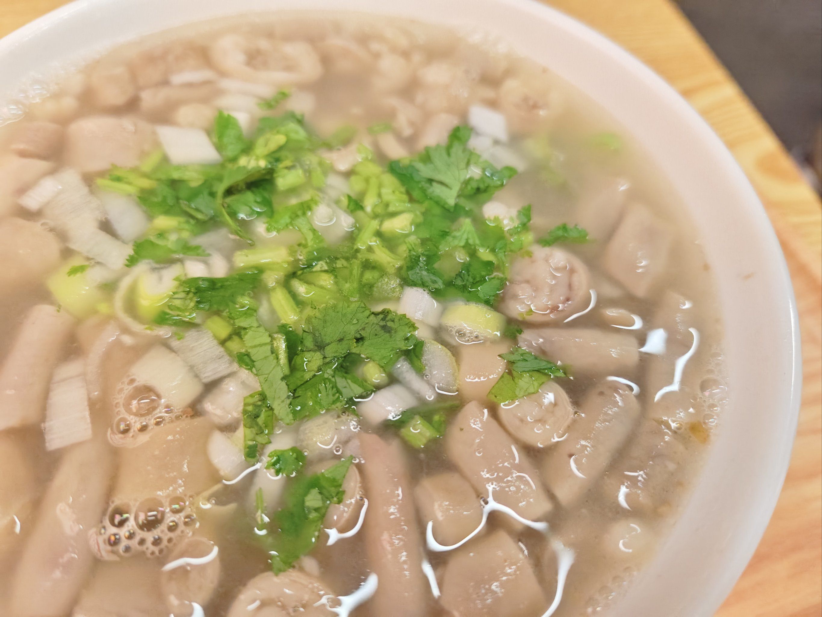 这一大碗羊肠,太爽了吧,怀柔唯一一家有羊