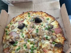 黑松露风味菌菇鸡肉比萨-达美乐比萨(双阳支路店)