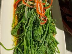 白灼丝瓜尖-懒人盐府人家(航天桥店)