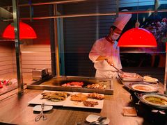 自助取餐区-万德诺富特酒店·自助餐厅(万德大厦店)