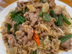赤肉炒咸面线-正宗普宁豆干坊·洪记砂锅粥(红领巾路店)