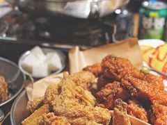 双拼炸鸡-富乐满韩国正宗炸鸡韩国料理(虹泉路店)