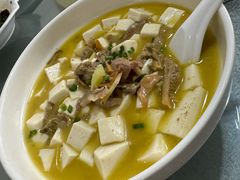 蚌肉豆腐-鼎鲜·蟹农渔水·阳澄湖大闸蟹·农家乐(美人腿店)