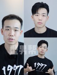 -型男帮男士假发补发·佩戴式发型
