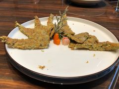 香椿鸡蛋-品珍中餐厅·南北融合特色菜(兰州富力万达文华酒店)