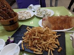 蛋黄肉松白玉菇-大眼锅贴水饺(河东店)