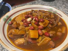 笋干炒鸡胗-南京大牌档(香港广场店)