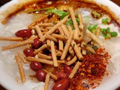 馓子蛋冲豆腐-肖四女乐山跷脚牛肉(世博源店)