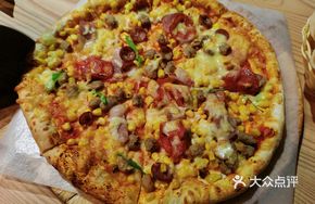 Durian Pizza with Pasta