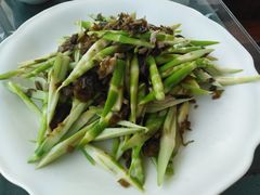 野竹笋炒雪菜-梦缘水乡·湖景餐厅