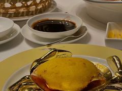 焗酿鲜蟹盖-东海朗廷酒店-唐阁T’ANG COURT 中餐厅