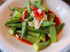 捞汁秋葵-七菜馆·东北菜·蒸饺(文体路店)