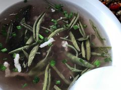 莼菜肉丝汤-湖山人家·湖景餐厅·特色农家菜(太湖西山店)
