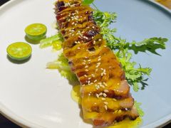 果木炭火烤玫瑰柚子肉-HOME餐厅粤菜 融合菜