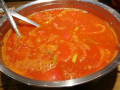 番茄汤锅-嘎嘎鸭脑壳(金琴店)