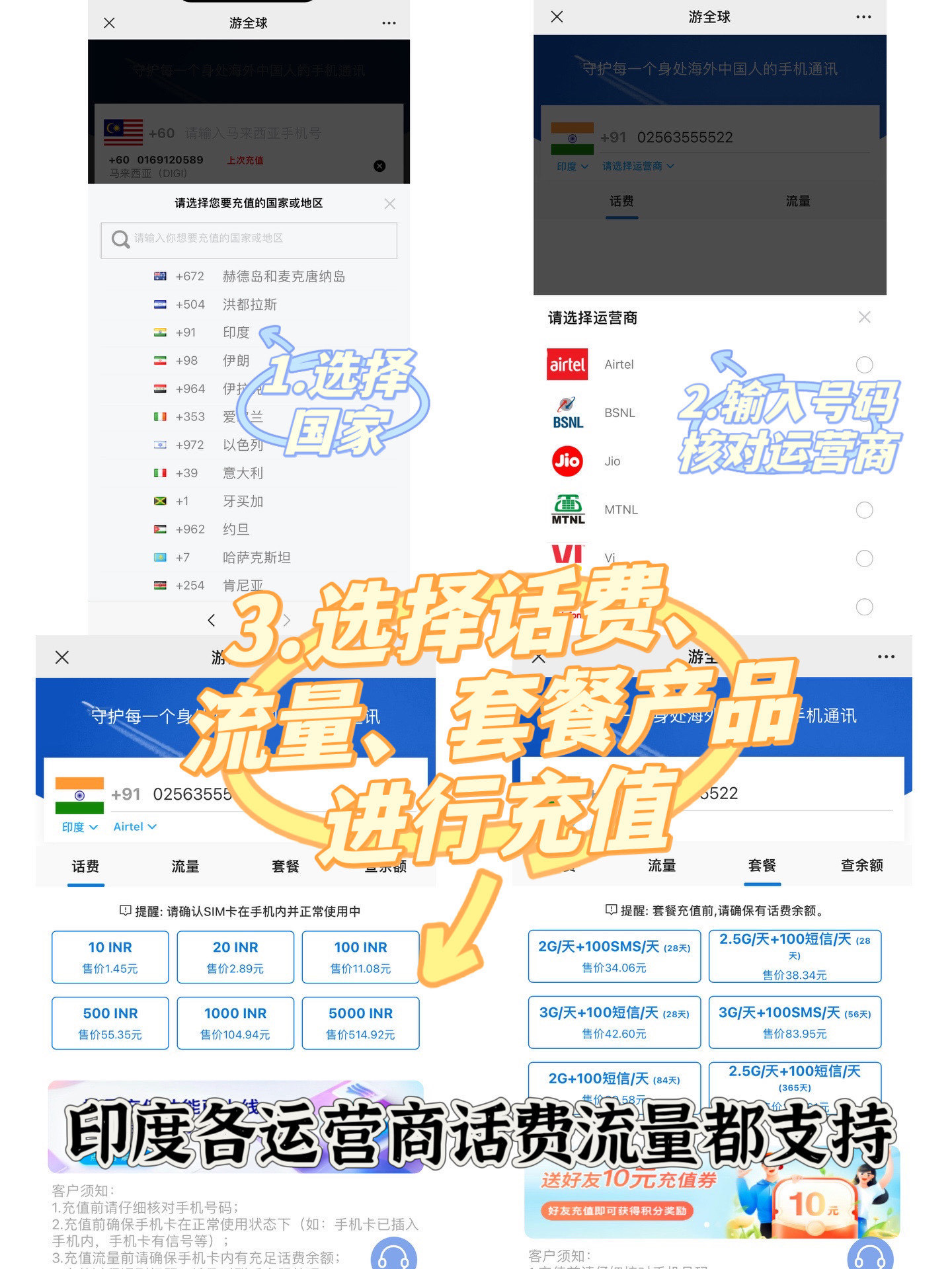 印度手机卡购买流程