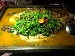 鲜青椒烤鱼-探鱼·鲜青椒爽麻烤鱼(中山大信新都汇店)